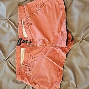 Express Coral Chino shorts